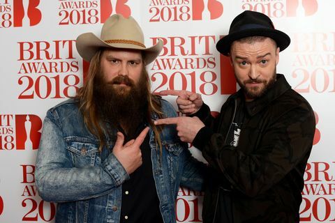Chris Stapleton Justin Timberlake Brit Awards