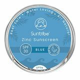 Suntribe Mineral Sports & Protecție solară pentru față - SPF 30 - All Natural - 100% zinc - Safe Reef - 4 ingrediente - rezistent la apă (45 g) (albastru)