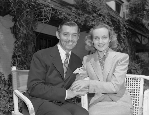Clark Gable și Carole Lombard după nunta lor