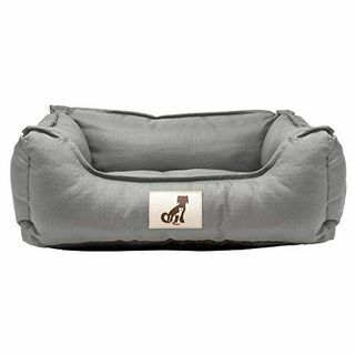 AllPetSolutions Dexter Beds, moale, impermeabil, lavabil, rezistent la uzură, coș pat pentru câini (M, gri)