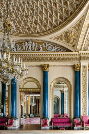 culorile interioare ale palatului Buckingham