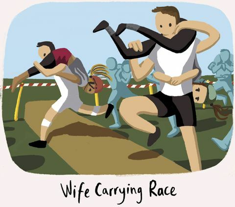 Nevasta Carrying race - cele mai ciudate tradiții britanice - Personaje Cottage