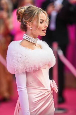 margot robbie la premiera barbie din Londra