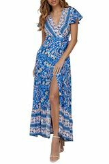 Rochie Maxi cu imprimeu