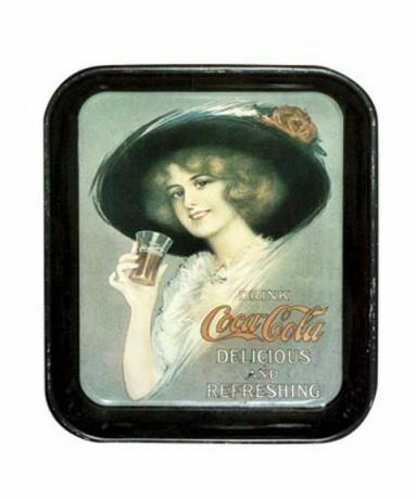 tava vintage de coca cola