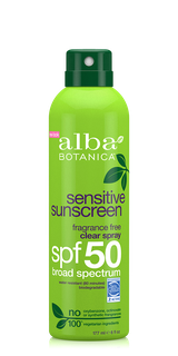 Spray-ul Alba Botanica Suncare Free Spray Free Clear SPF50 177ml