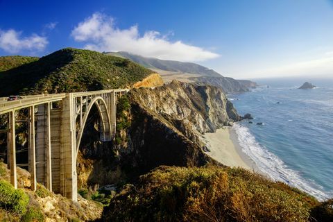 bixby creek bridge în Big Sur, California