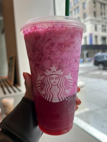 răcoritoare cu limonadă congelată Starbucks