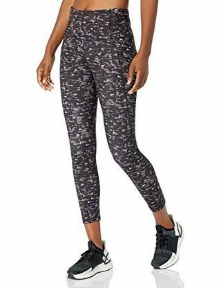 Legging confortabil cu talie înaltă 7/8 cu buzunare laterale