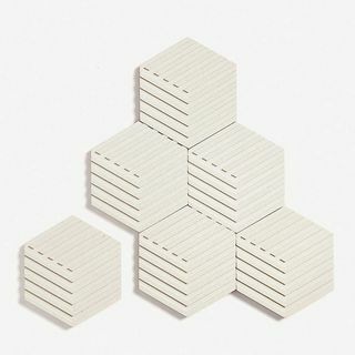 AREAWARE Table Tiles set de șase suporturi din beton și plută