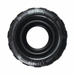 Kong Tyres Jucărie pentru câini Negru MicMediu