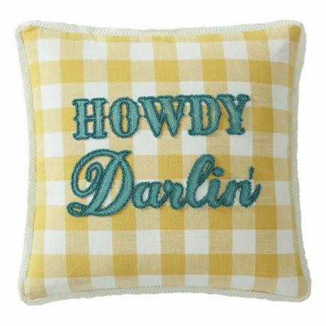 Femeia pionieră „Howdy Darlin” pernă decorativă