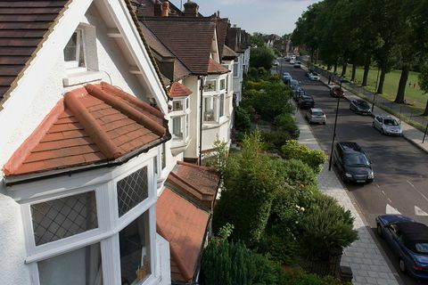 Case eduardiene și stradă aeriană - Lambeth