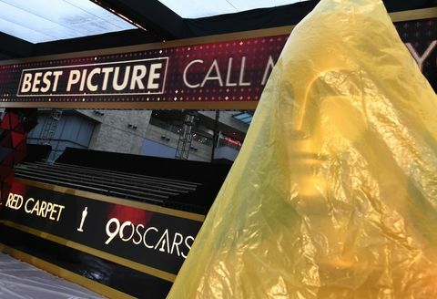 US-ENTERTAINMENT-Oscarurile săptămâni PREPARATE