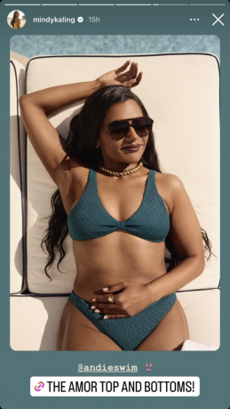 mindy kaling rare bikini fotografie instagram celebritate