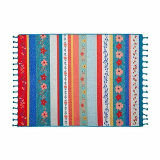 Covor de exterior The Pioneer Woman Floral Dance Stripe