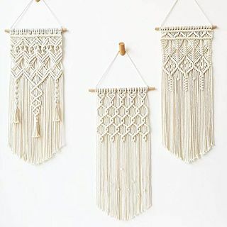 Pachet de 3 tapeturi din macrame 