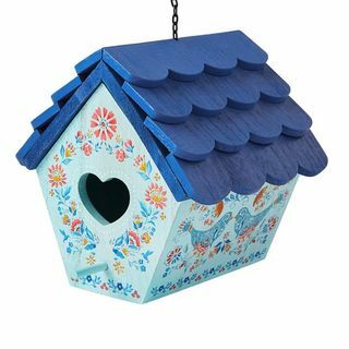 Femeia Pionier Blue Maizie Wood Birdhouse