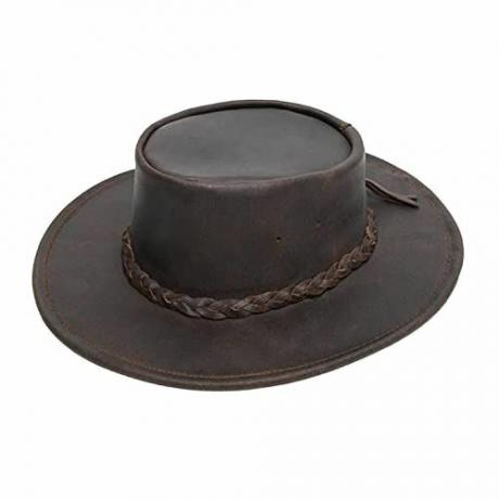Pălărie de cowboy cu boruri plate 