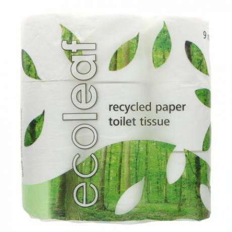 Tesatura de toaleta din hartie reciclata Ecoleaf - Pachet de 9