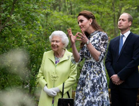 Regina Kate Middleton Chelsea Spectacol de flori