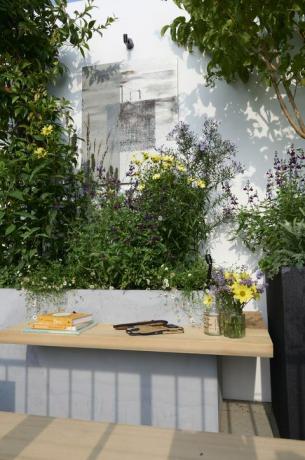 Grădina de relief la expoziția de flori din Chelsea 2021