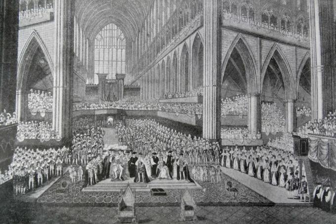 g1ccn2 încoronarea regelui William al IV-lea și a reginei Adelaide la Westminster Abbey