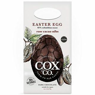 100% cacao durabil și vârfuri de cacao crude Ou de Paște vegan