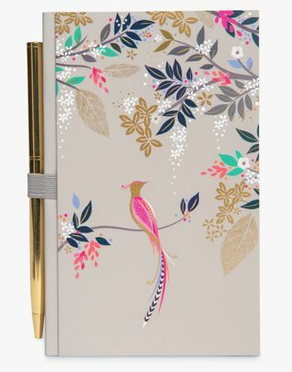 Notebook și stilou decorativ pentru pasăre Sara Miller