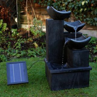Funcție de apă cu efect de ardezie în cascadă solară Gardenwize