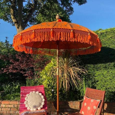 Umbrelă de soare de grădină balineză realizată manual